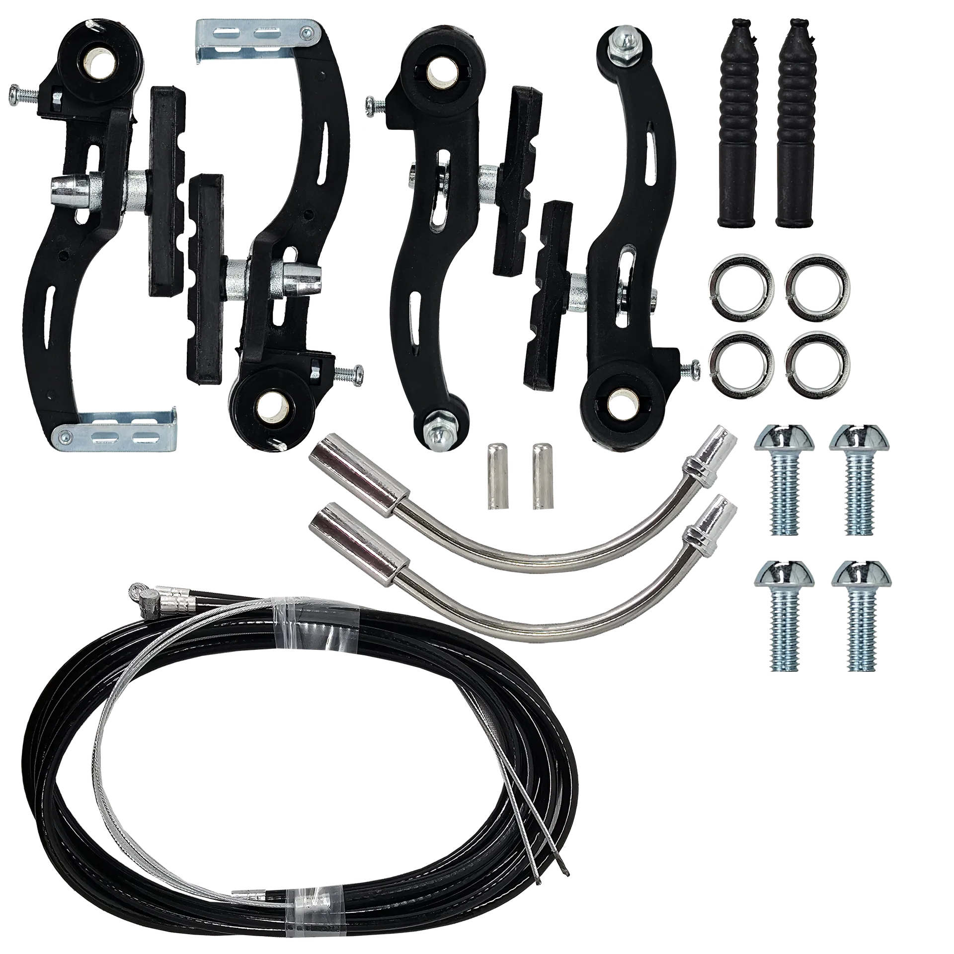 FRENO V BRAKE XPRO RESINA NEGRO KIT COMPLETO (XP-FRE.036) vista 2