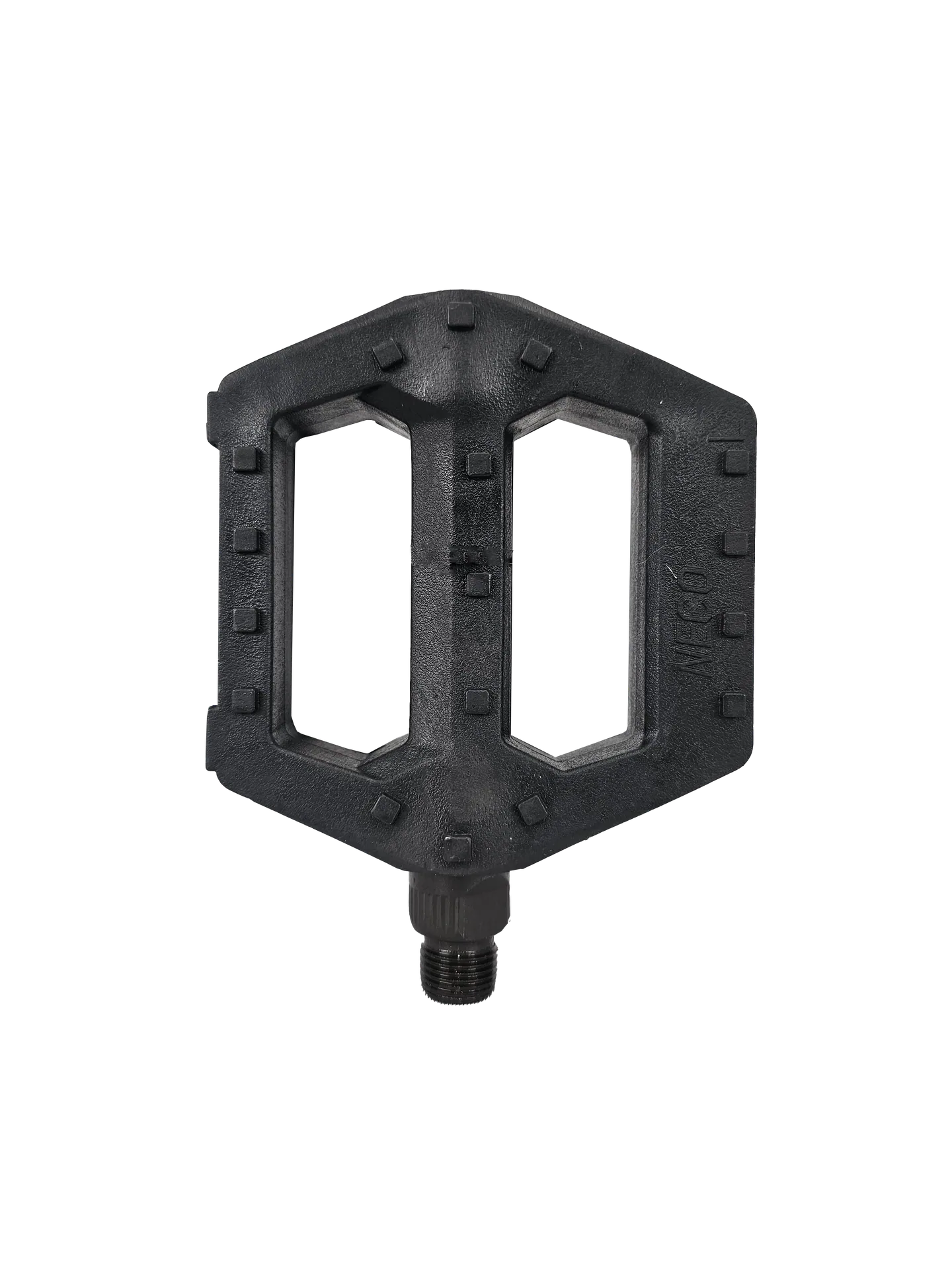 PEDAL NEGRO   CUADRADO  PLASTICO 9/16 MARCA NECO (1) WP-401 (HW-303323) — Accesorios en BiciCuenca Ecuador
