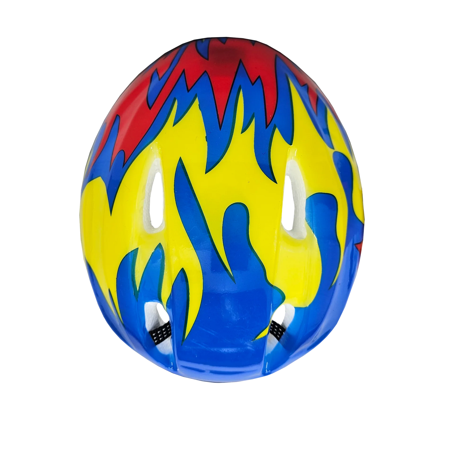 CASCO NIÑOS LLAMAS ROJO/AZUL (SH-230266) vista 2