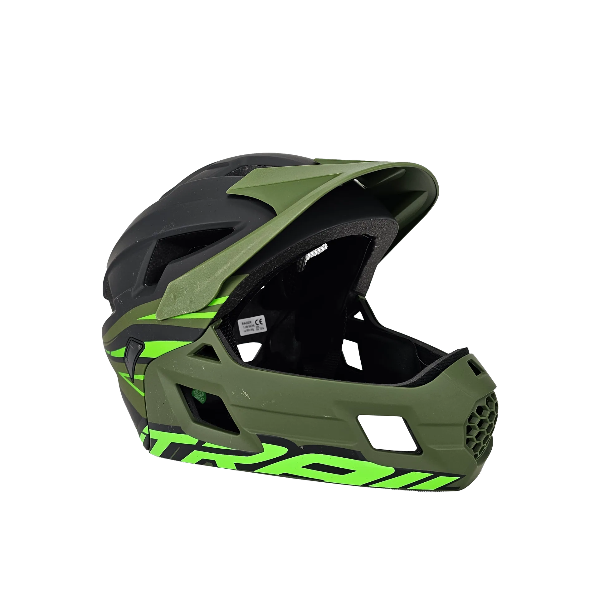 CASCO FULL FACE BMX ONTRAIL RACER DESMONTABLE TALLA UNICA (FR-CAS0476N) — Cascos en BiciCuenca Ecuador