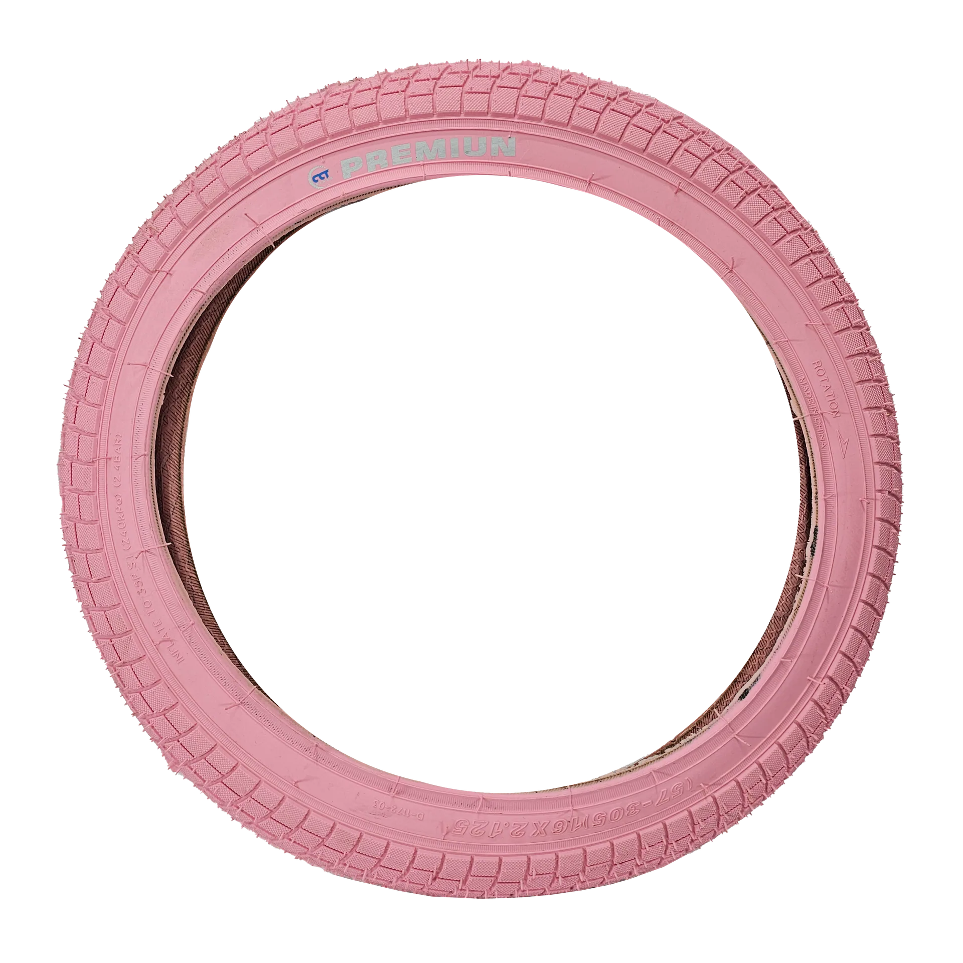 LLANTA 16X2,125 CCT PREMIUM Y172 ROSADO (HW-407732) — Llantas en BiciCuenca Ecuador