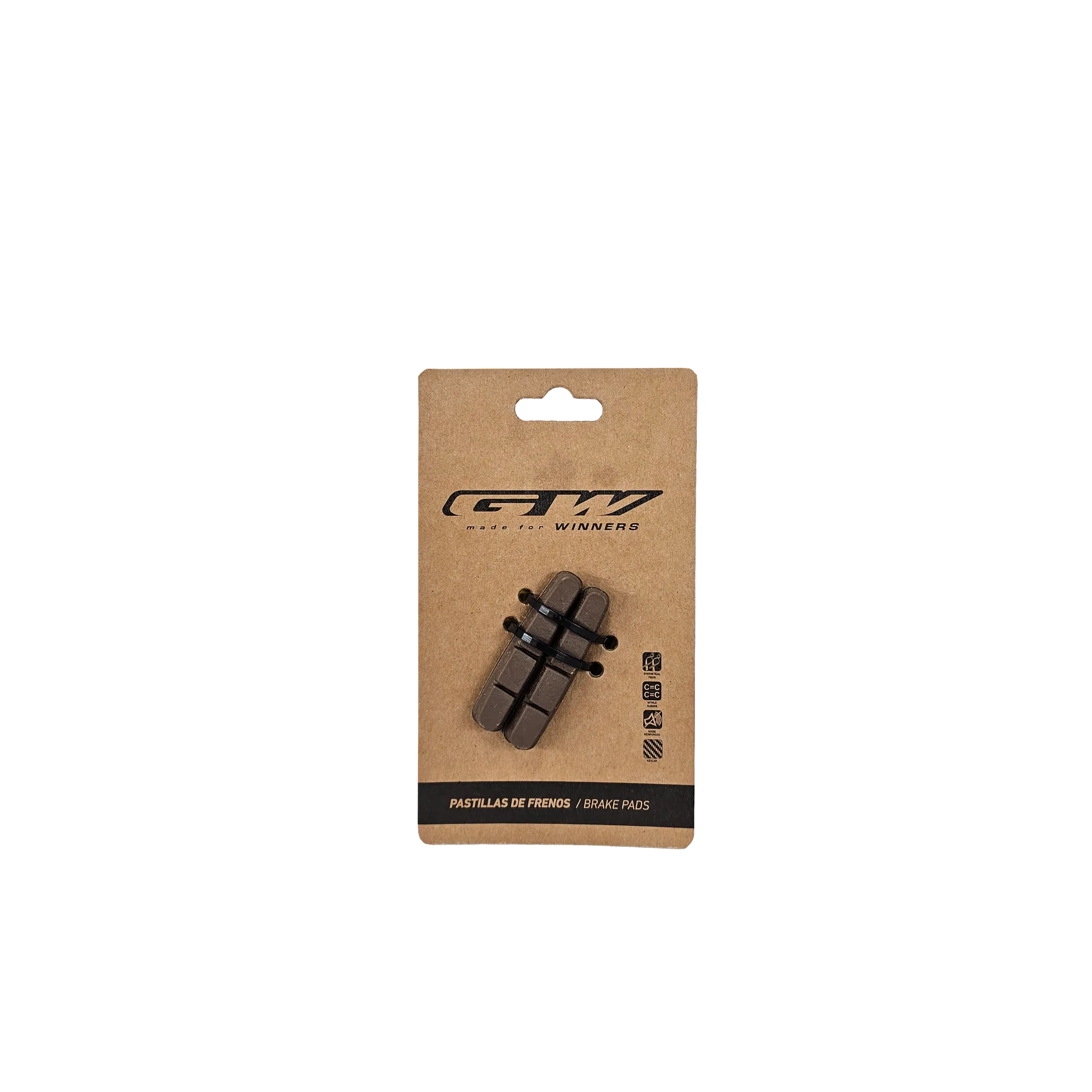 ZAPATA CAUCHO REPUESTO RUTA R501 GW 453 55MM PCARBON CAFE (FR-CAU502220) — Accesorios en BiciCuenca Ecuador