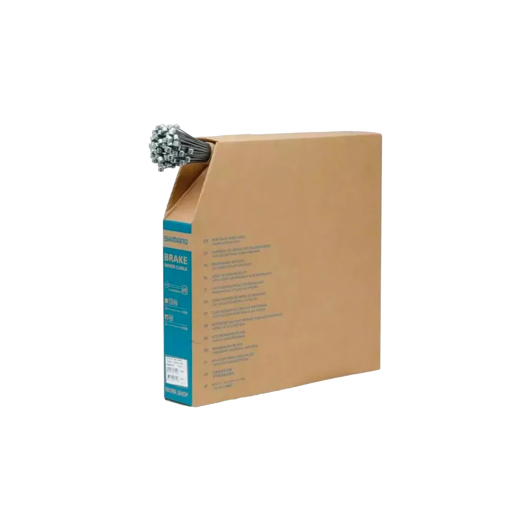 CABLE SHIMANO MTB FRENO 1.6 X 2050 CAJA X 100 UNIDAD (AI-CAB011) — Accesorios en BiciCuenca Ecuador