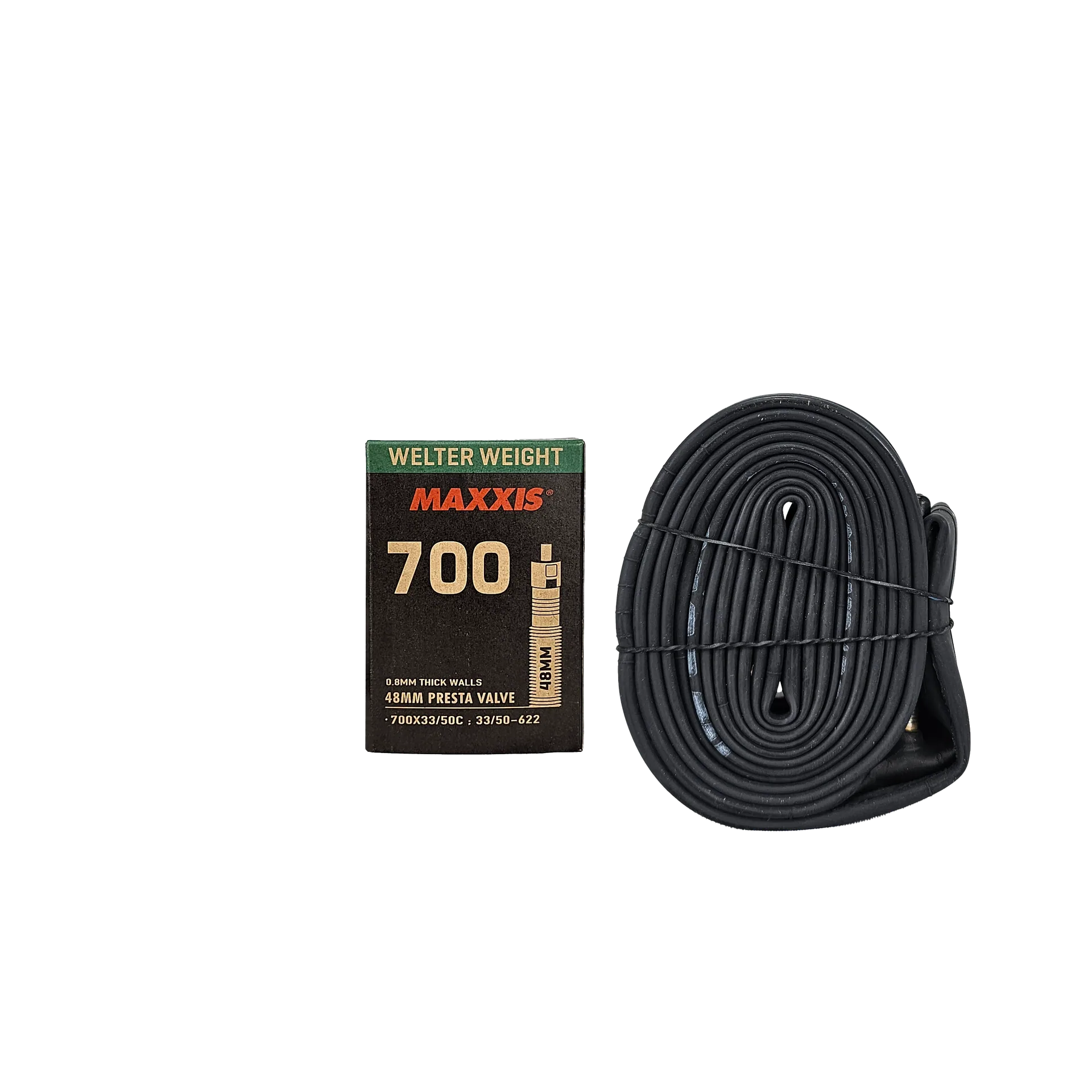 TUBO 700 X 33/50 48MM PRESTA WW (MX-EIB00137300) — Accesorios en BiciCuenca Ecuador